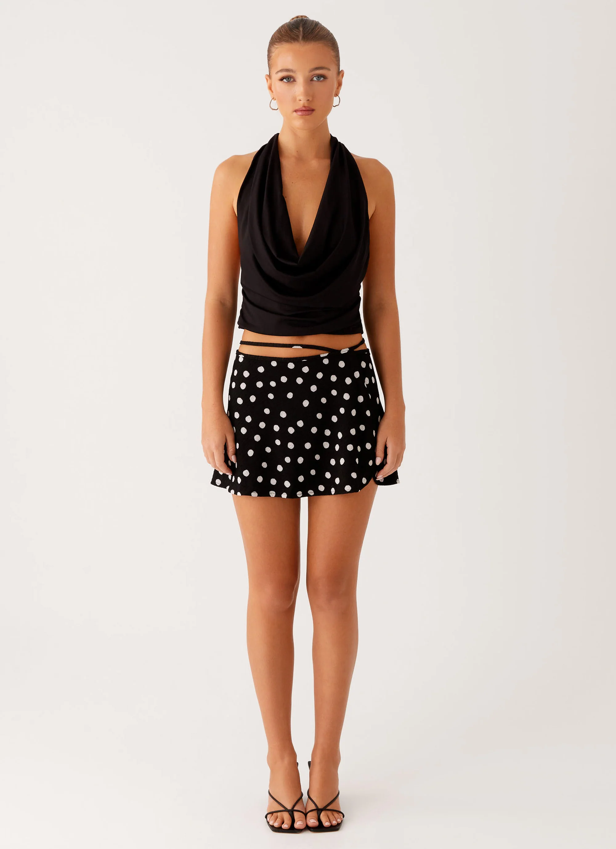 Ashi Cowl Top - Black