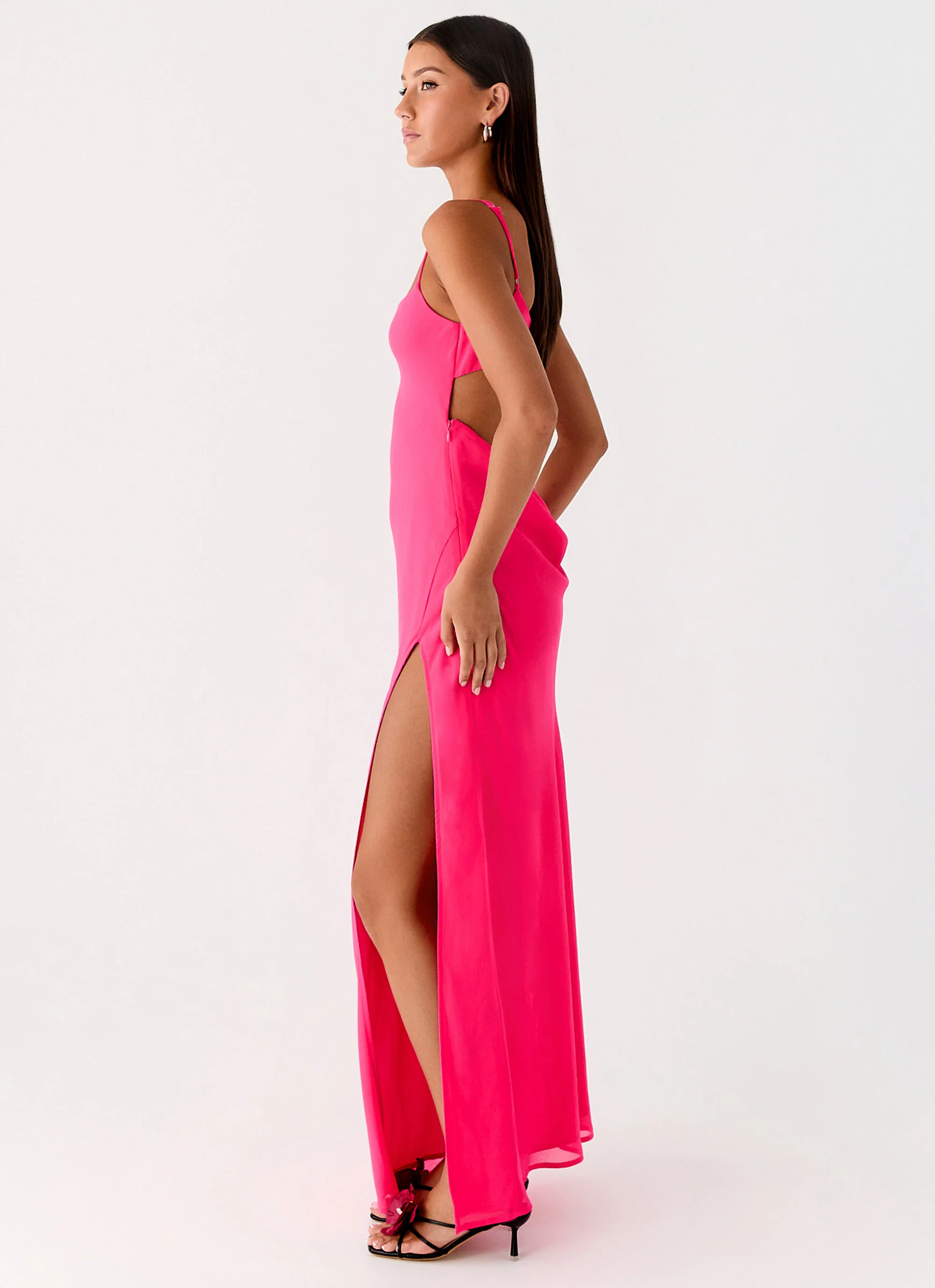 Alouette Maxi Dress - Fuchsia