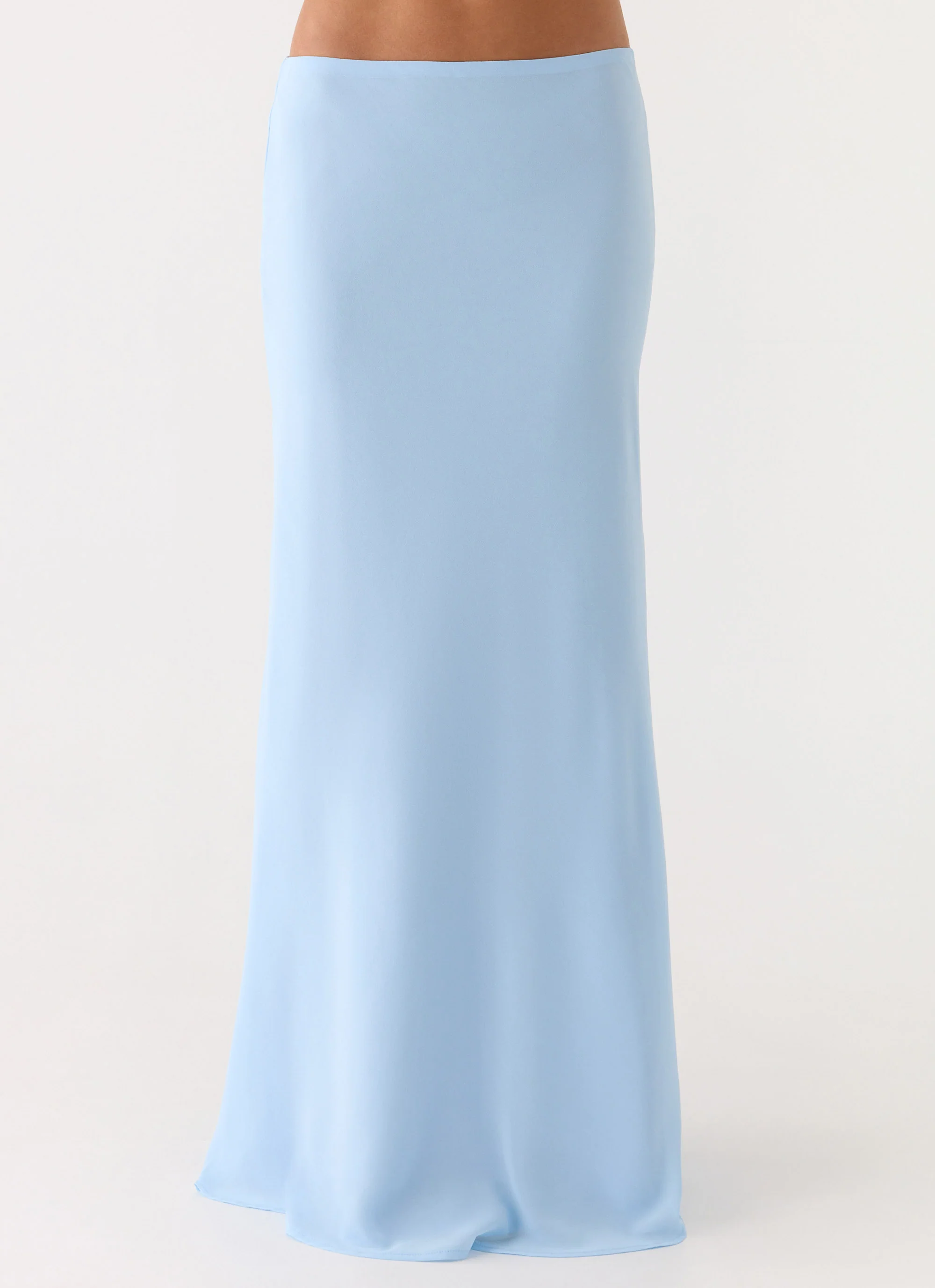 Star Girl Chiffon Maxi Skirt - Blue
