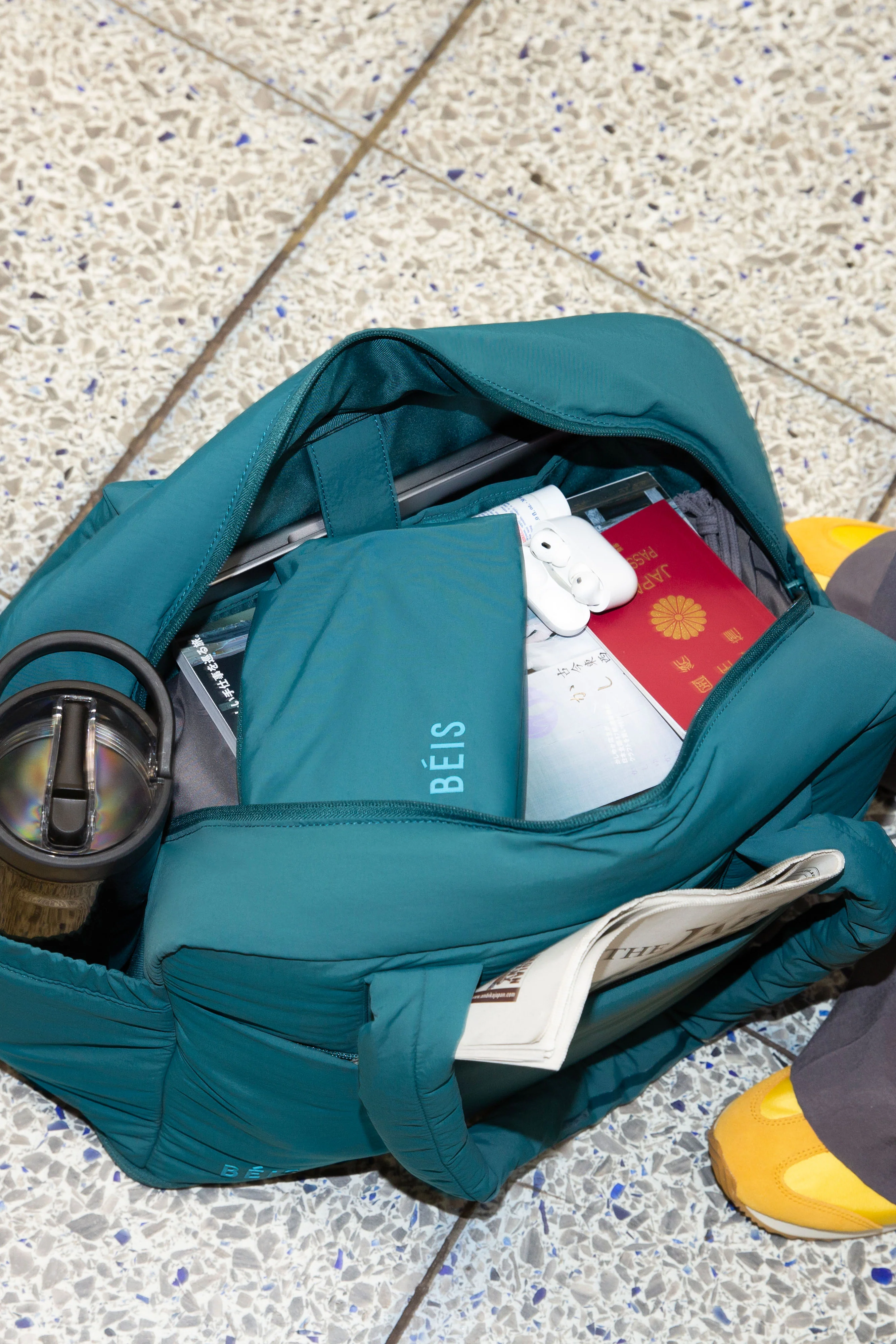 The Air Duffle in Deep Teal