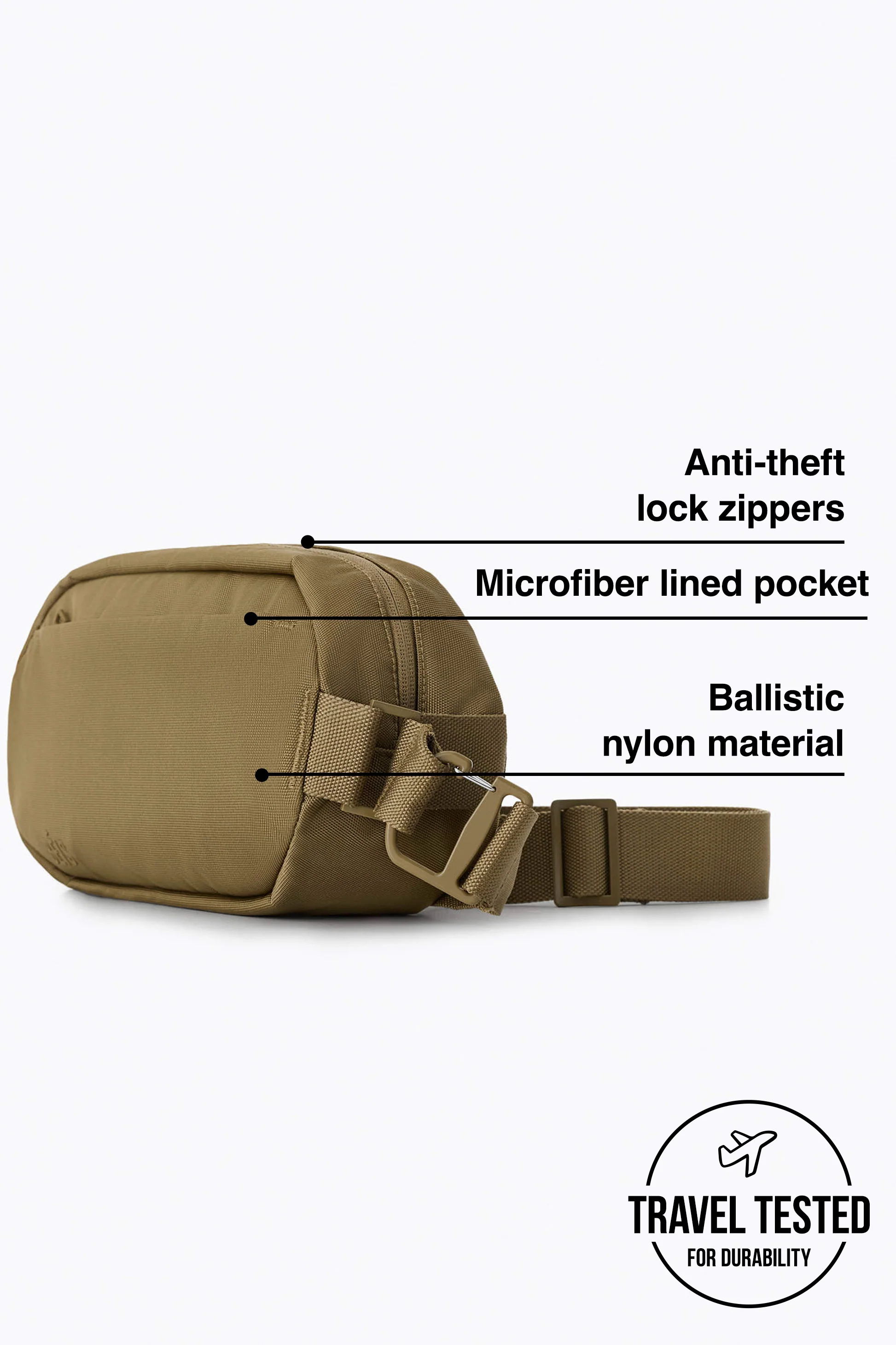 The Pro Travel Sling in Khaki