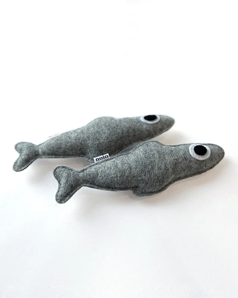 Anchovy Wool Catnip Cat Toy