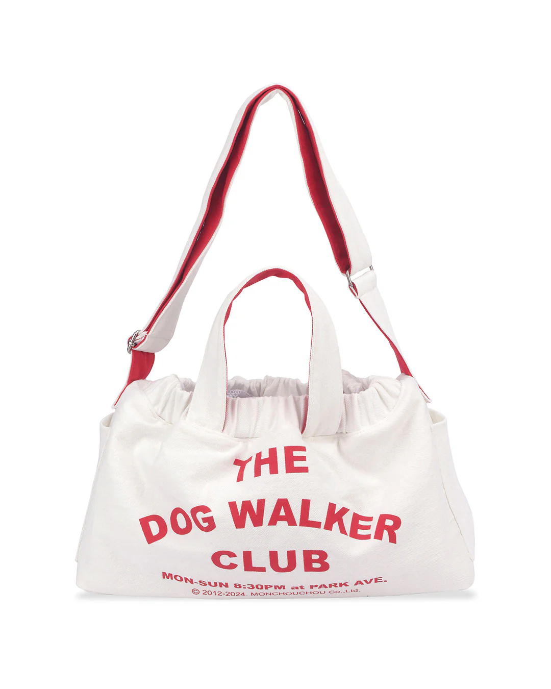 SAMPLE Dog Walker Club Dog Carrier . White