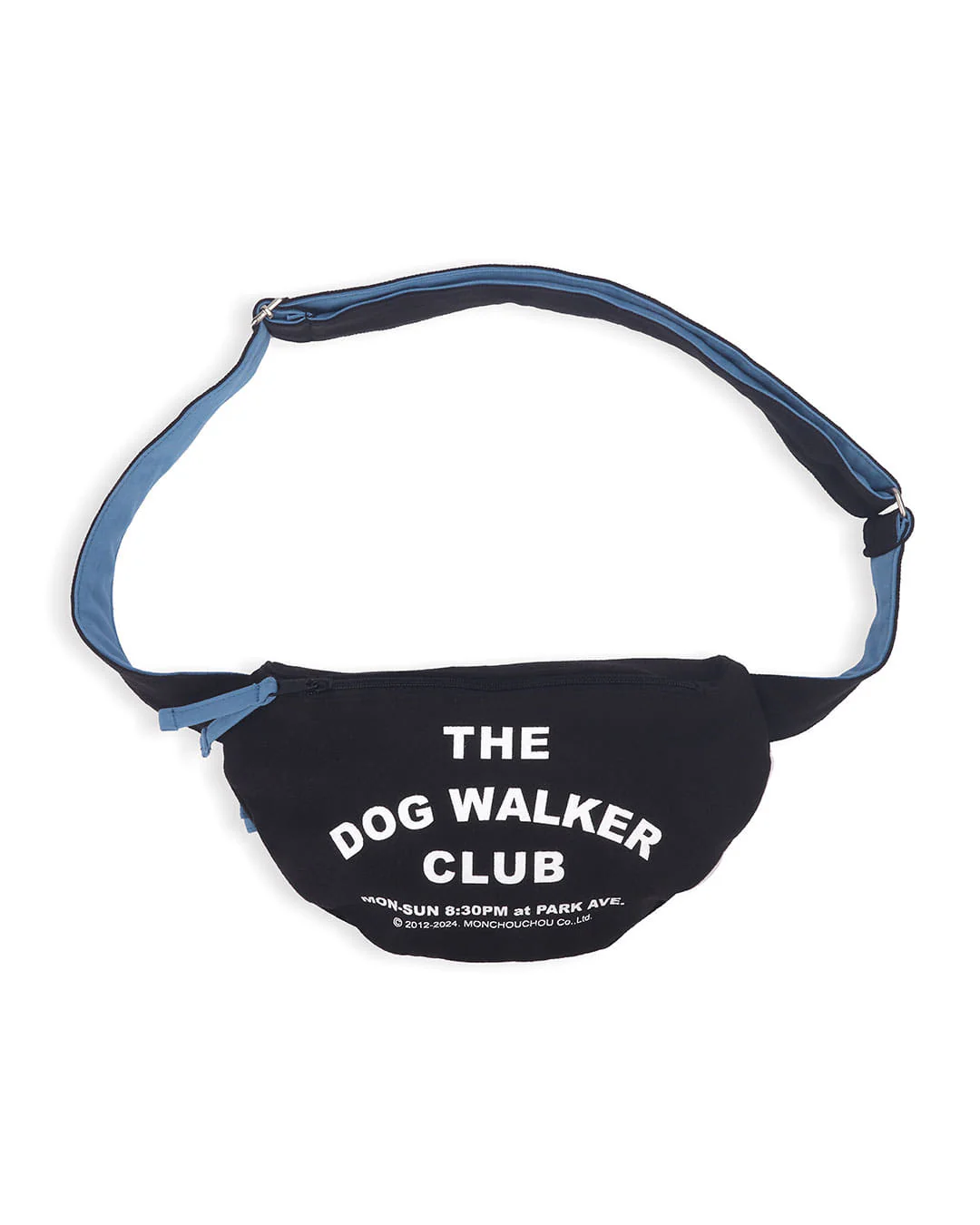Dog Walker Club Crossbody Bag . Black