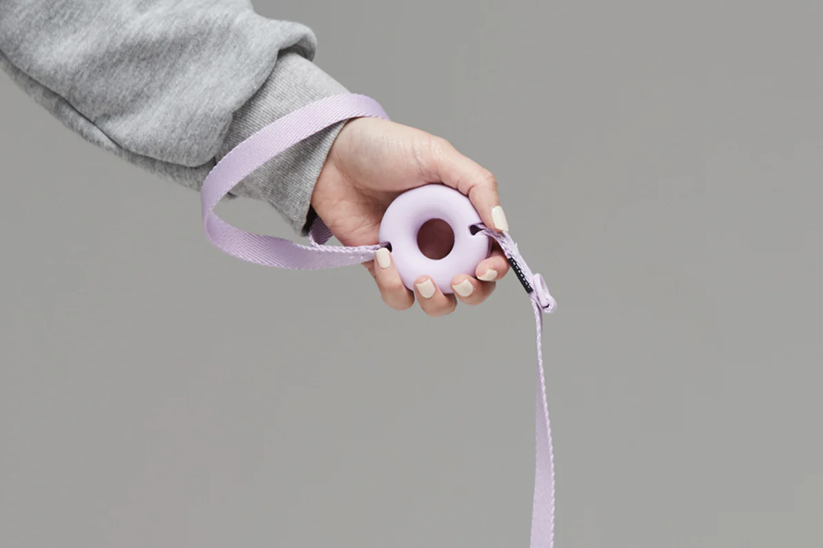 Macaron Leash . Lavender