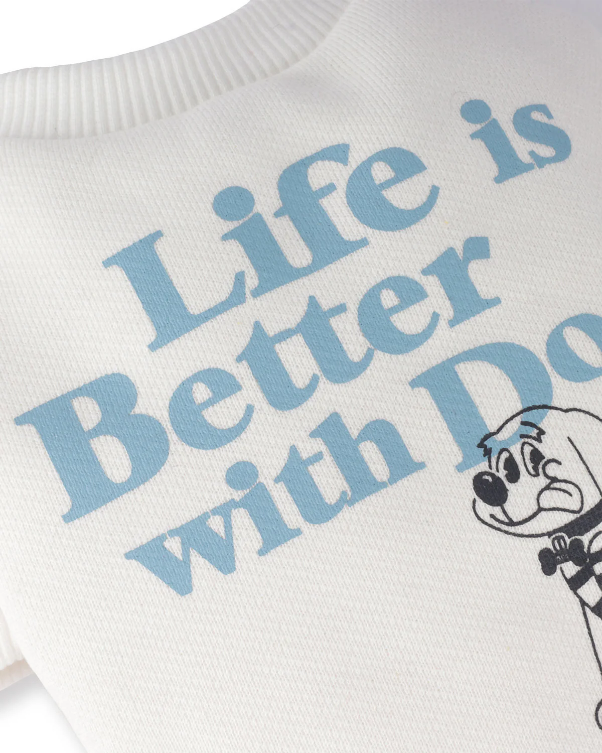 With dog Sweatshirts . For Dogs . White