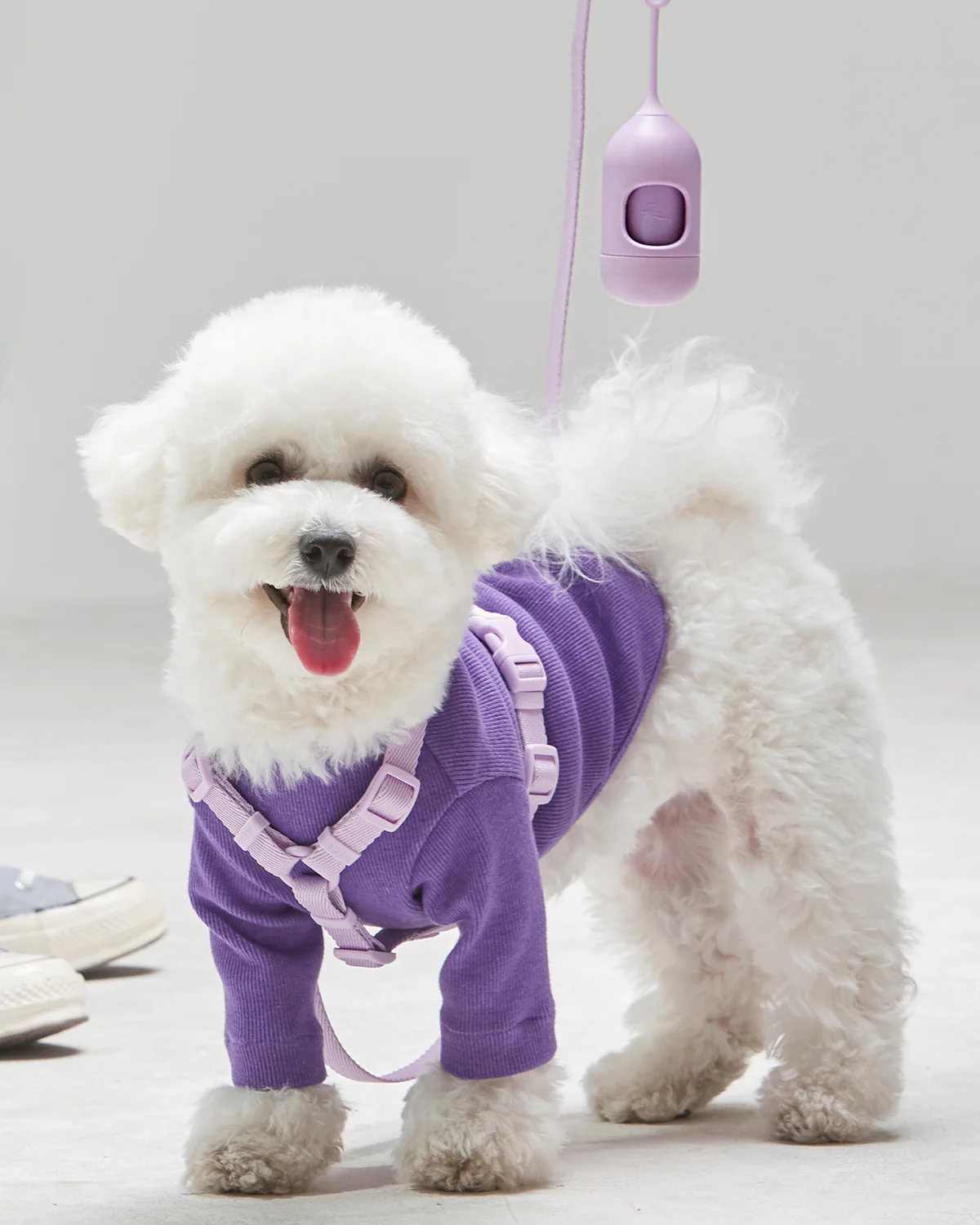 Macaron Poop Bag Case . Lavender