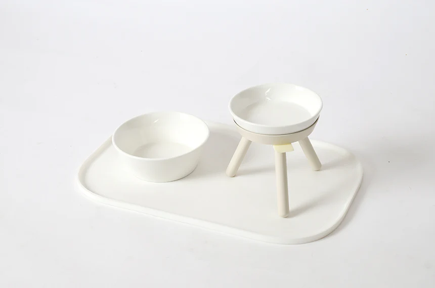 OREO PET BOWL . WHITE