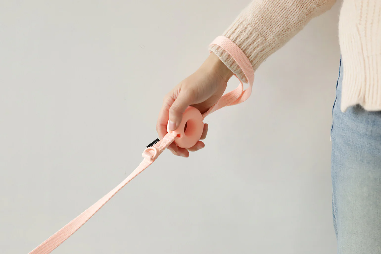 Macaron Leash . Pink