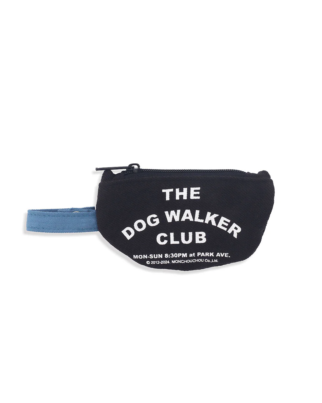 Dog Walker Club Poop Bag . Black
