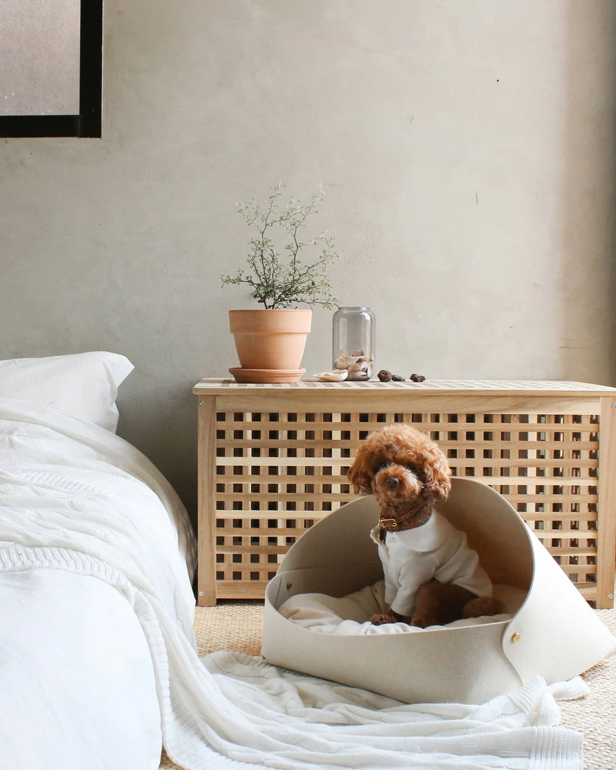 SAMPLE Marron Bed . Oatmeal