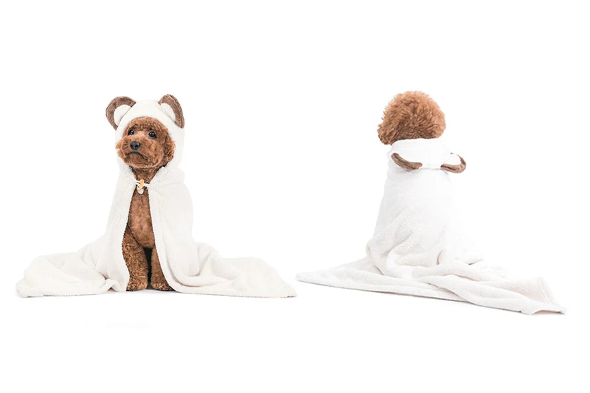 Animal Hood Towel . Bear