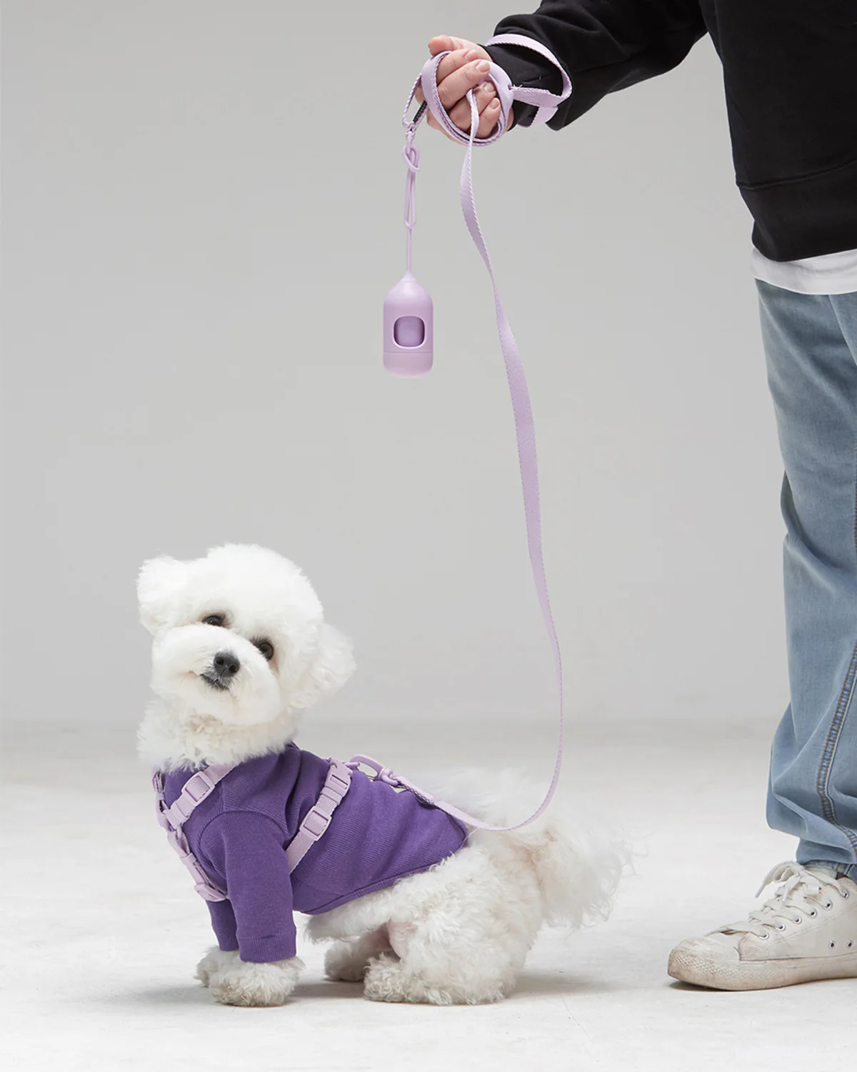 Macaron Poop Bag Case . Lavender