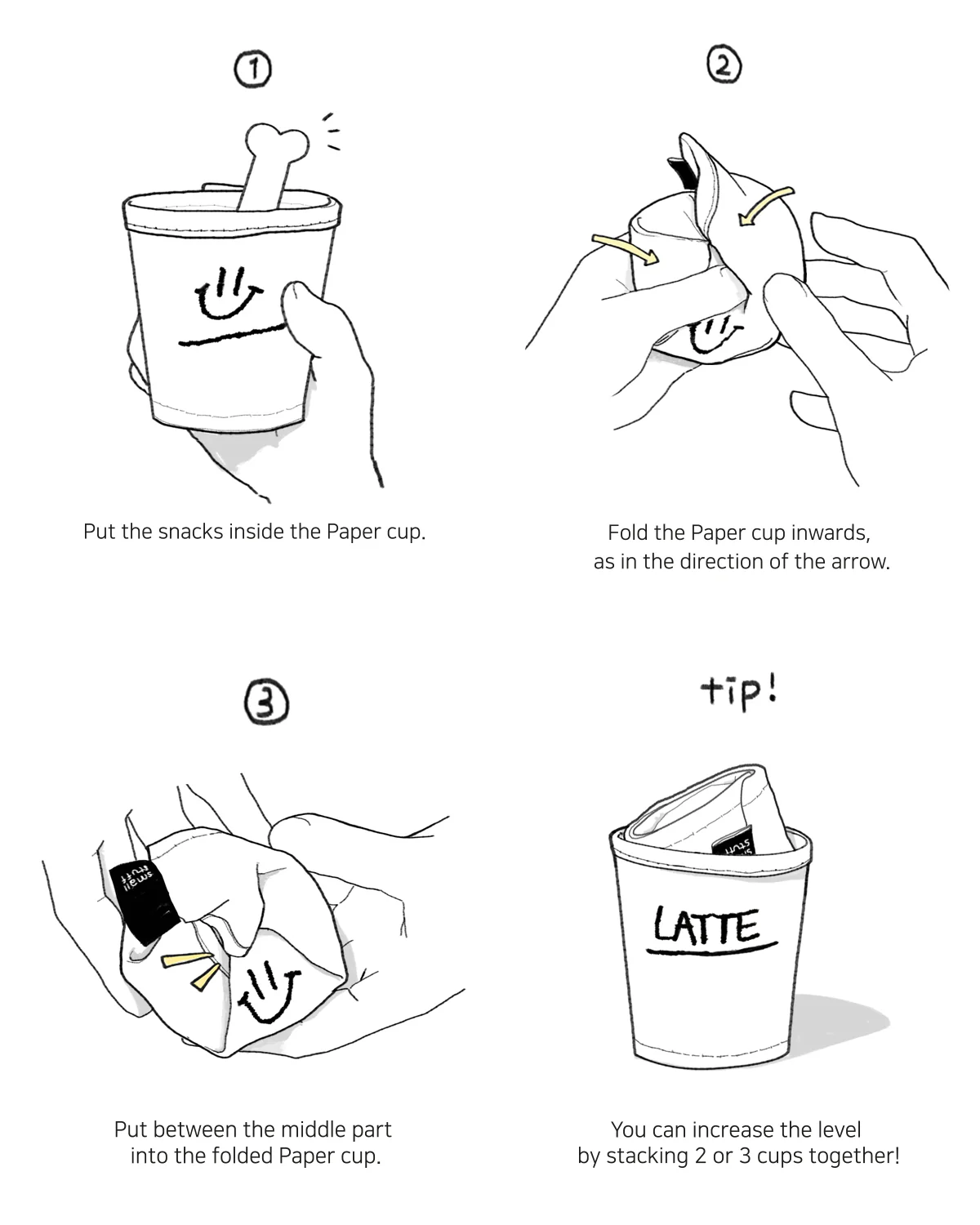 PAPER CUP NOSEWORK TOY