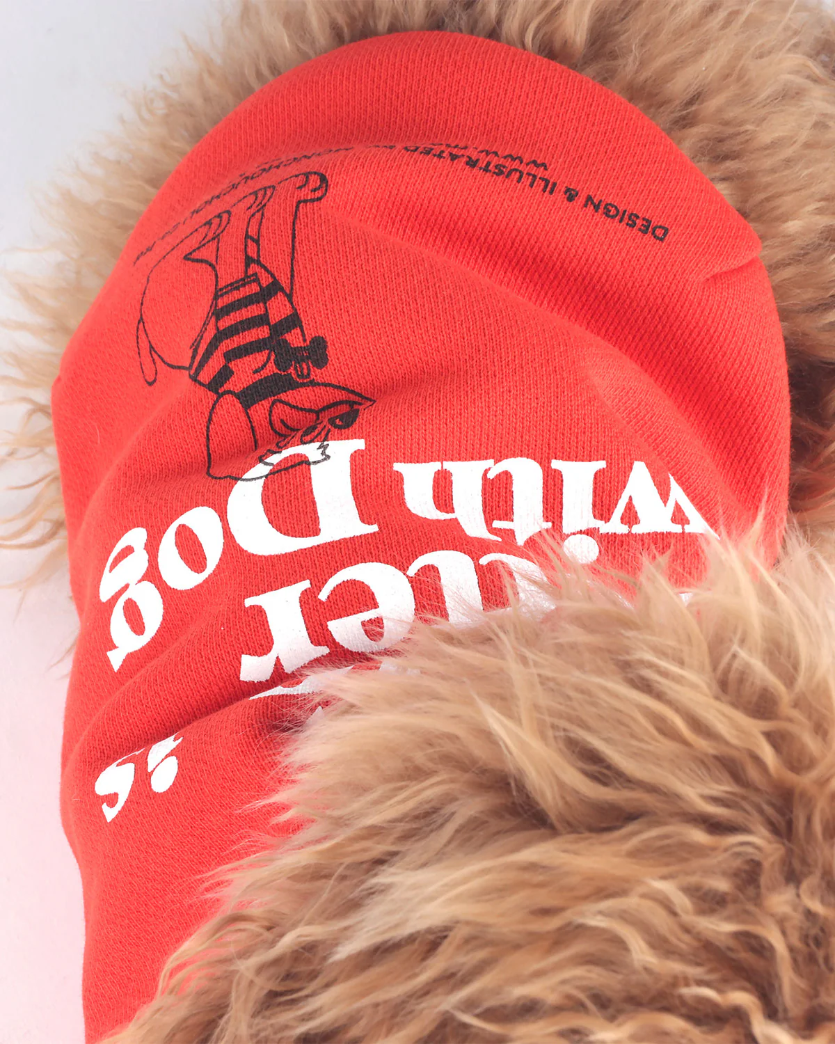 With dog Sweatshirts . For Dogs . Red