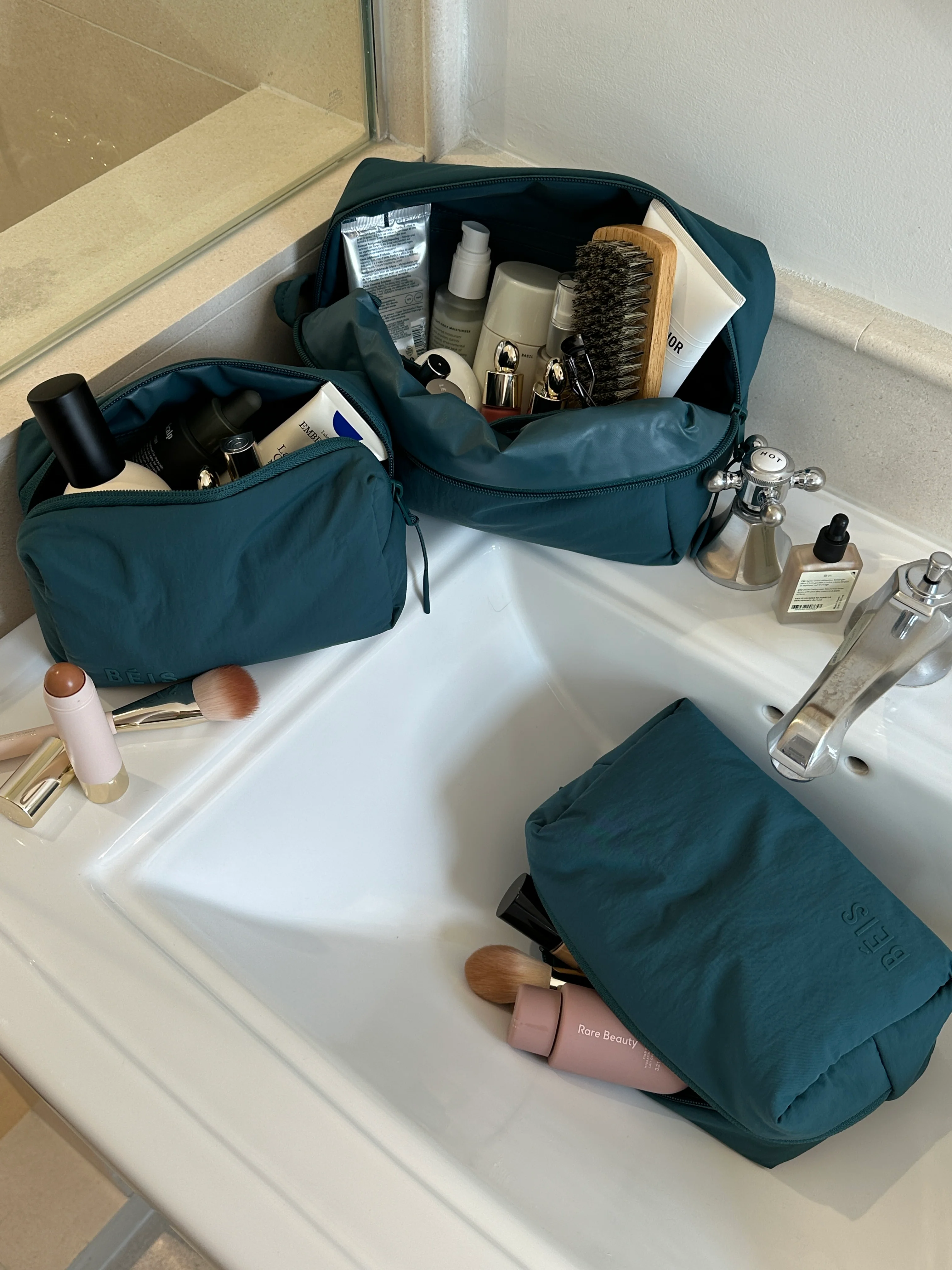 The Air Pouch Set in Deep Teal