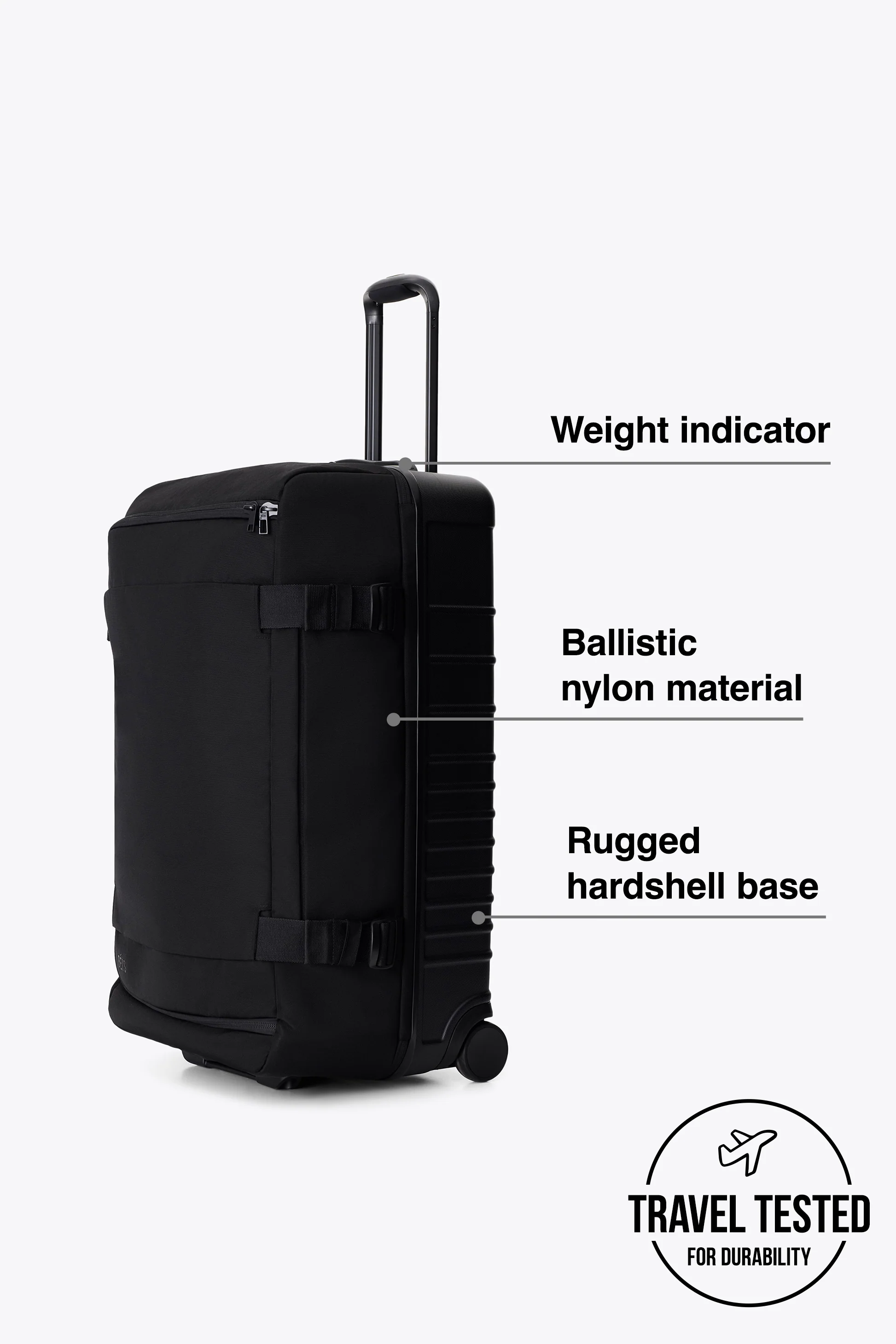 The Pro-Rolling Duffle Check-In in Black