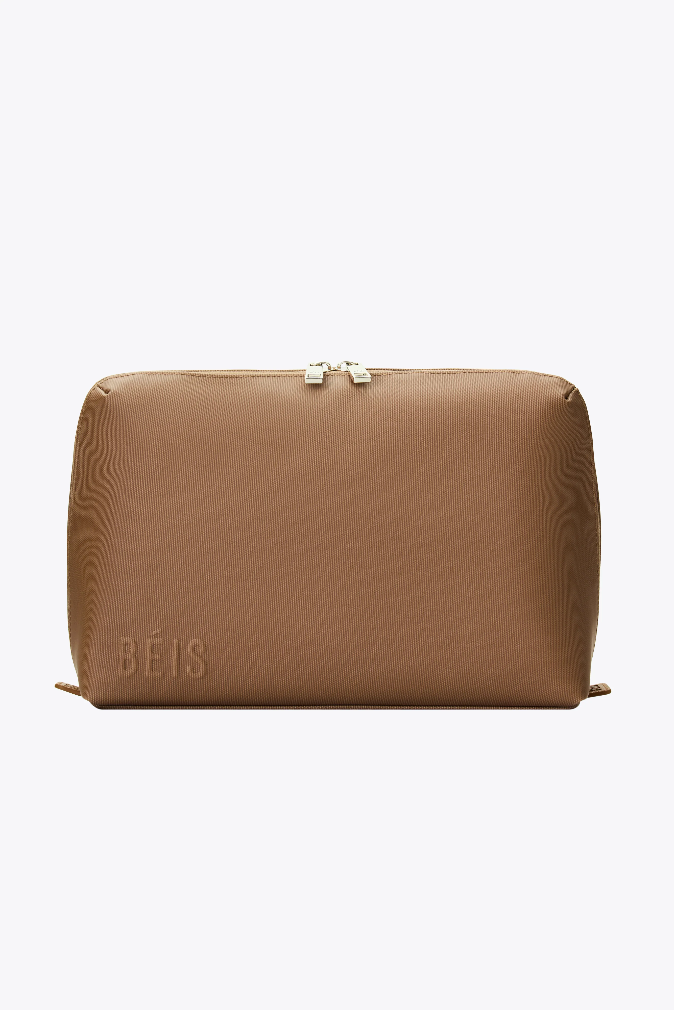 The Large Cosmetic Pouch in Camel