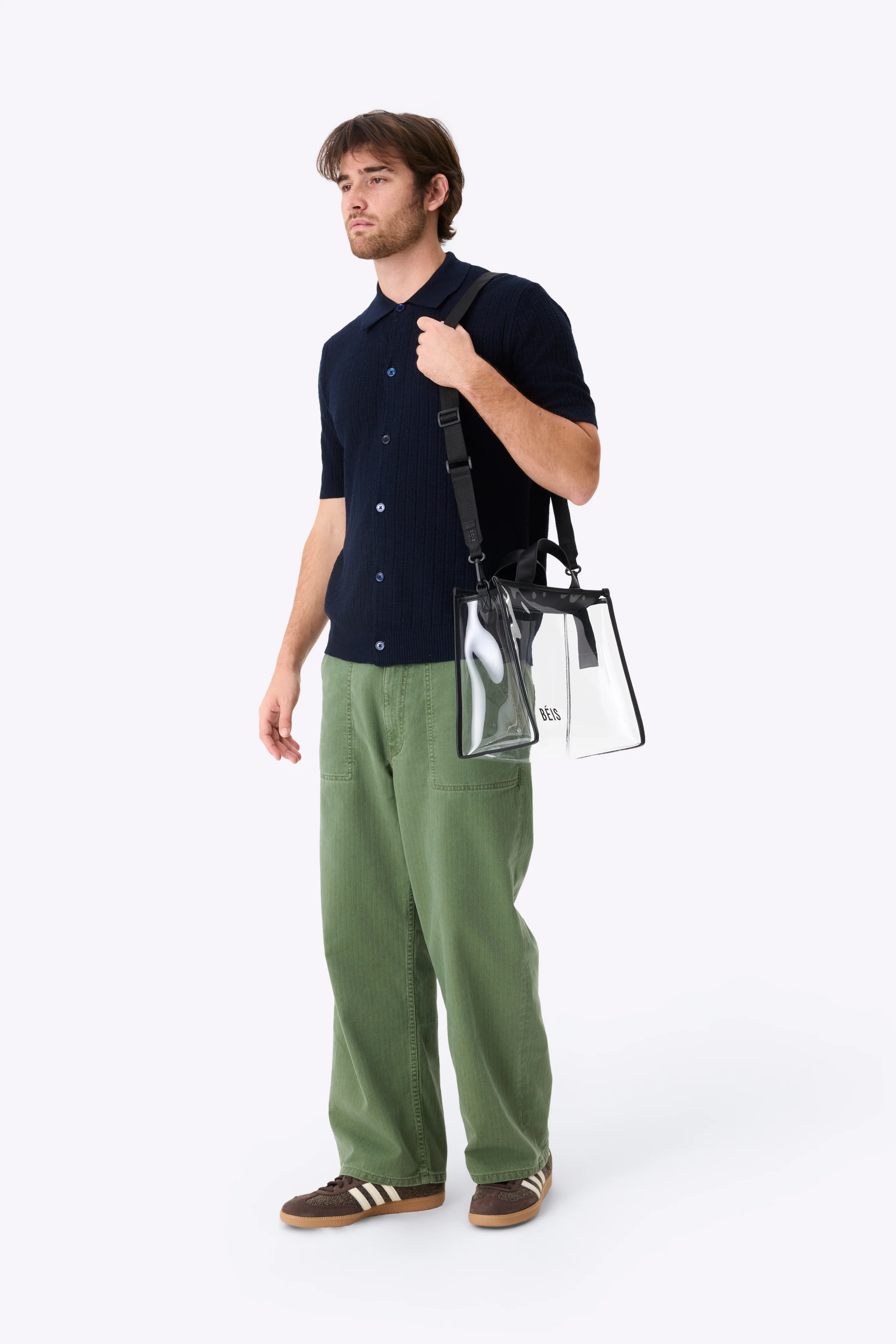 The Stadium Tote in Black