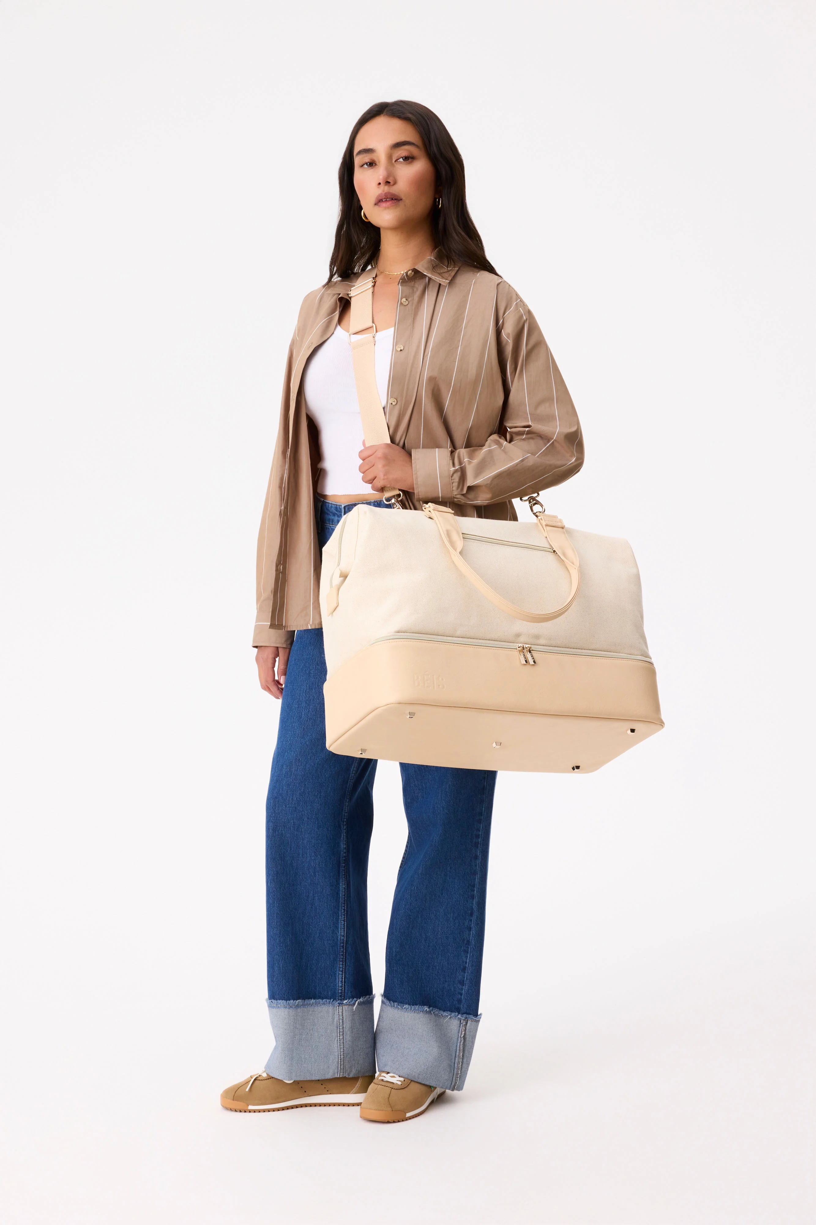 The Weekender in Beige