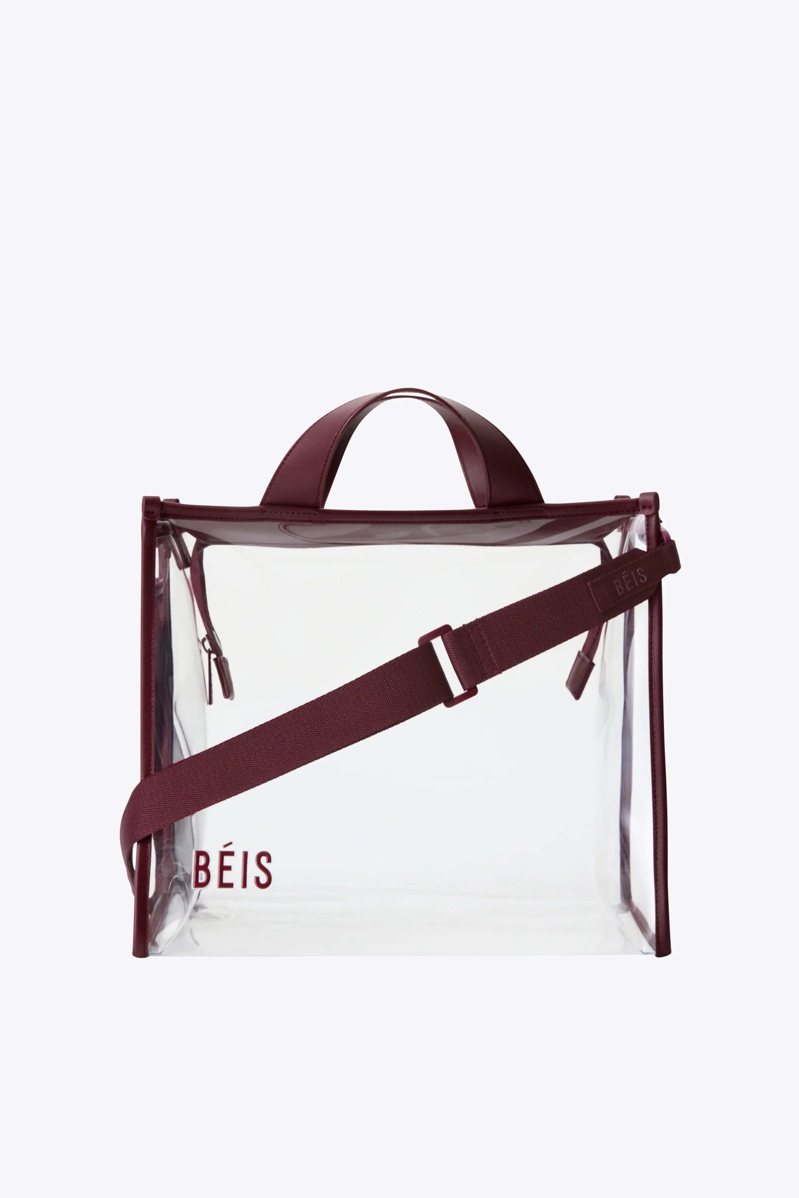 The Stadium Tote in Burgundy