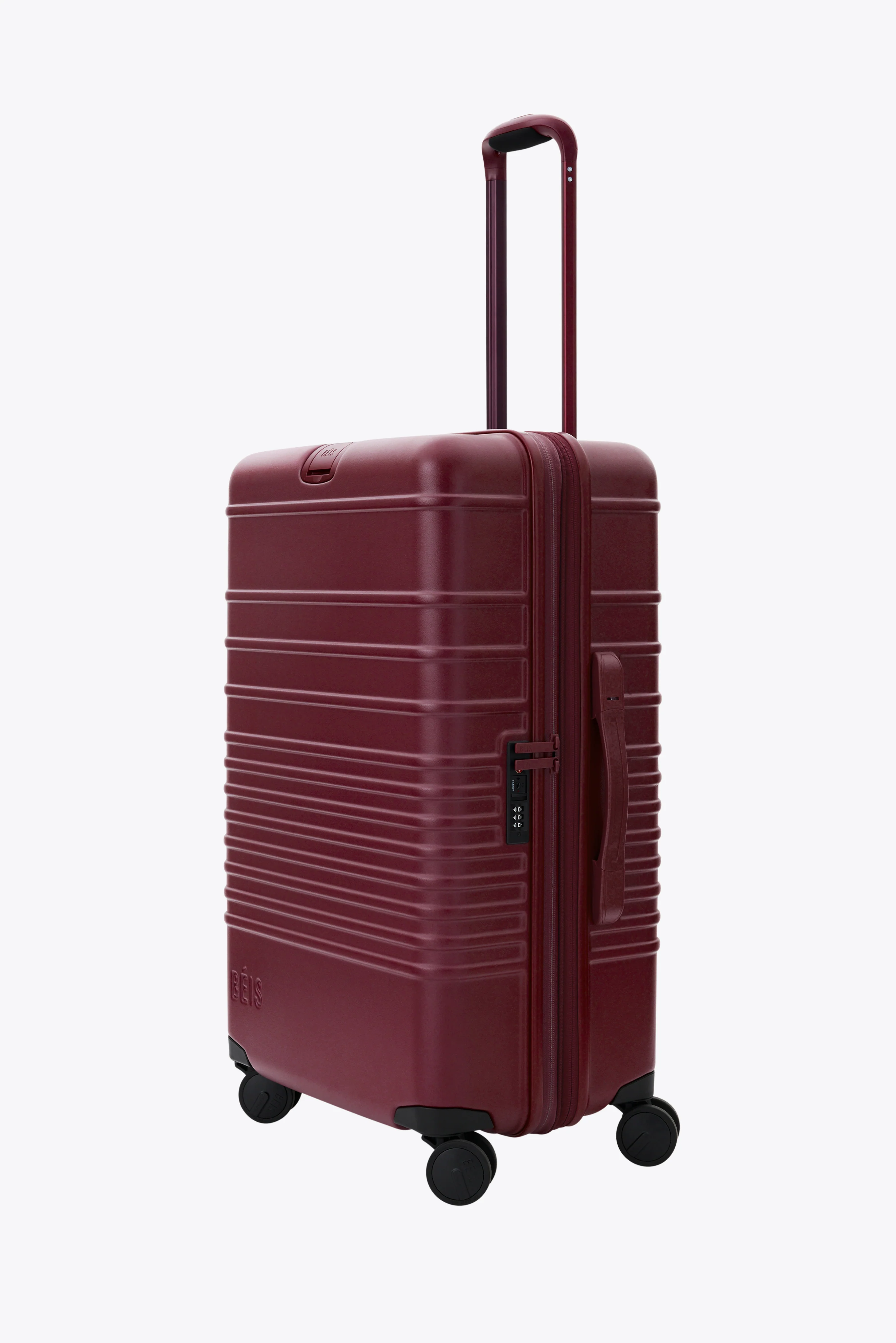 The Medium Check-In Roller in Burgundy