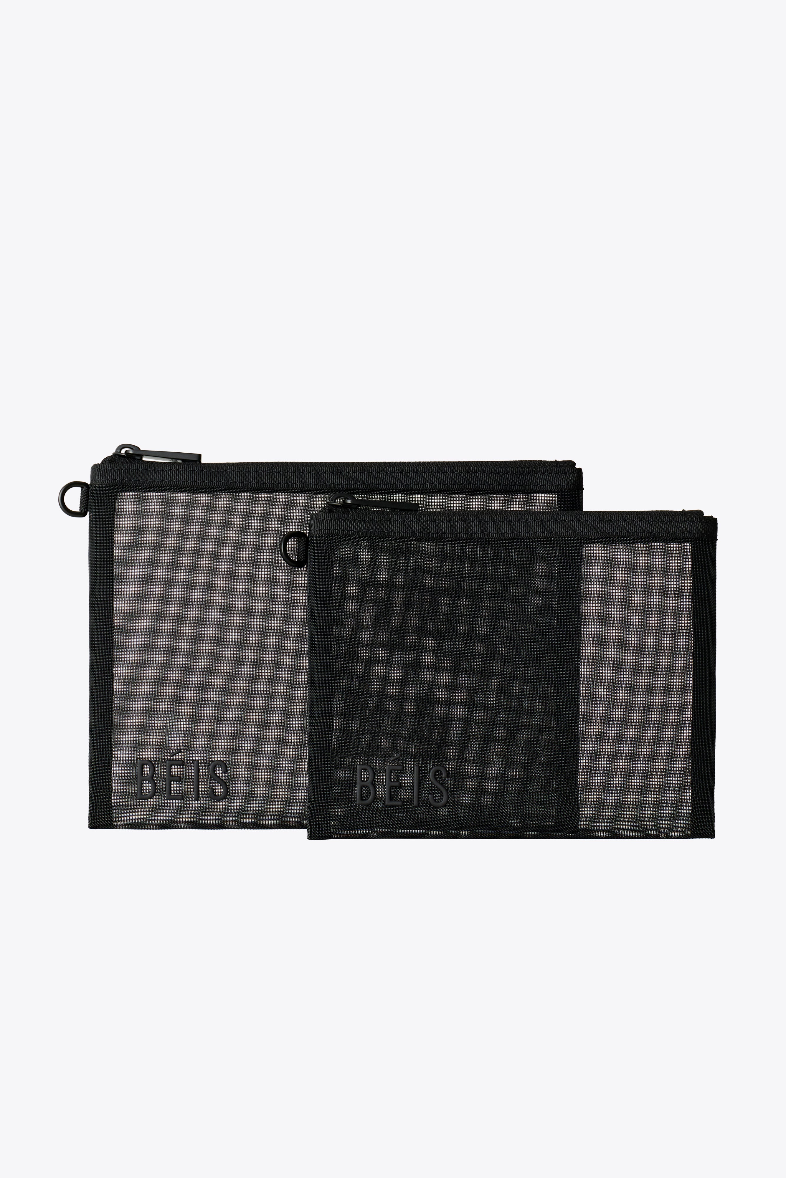 The Mesh Pouch Duo in Black