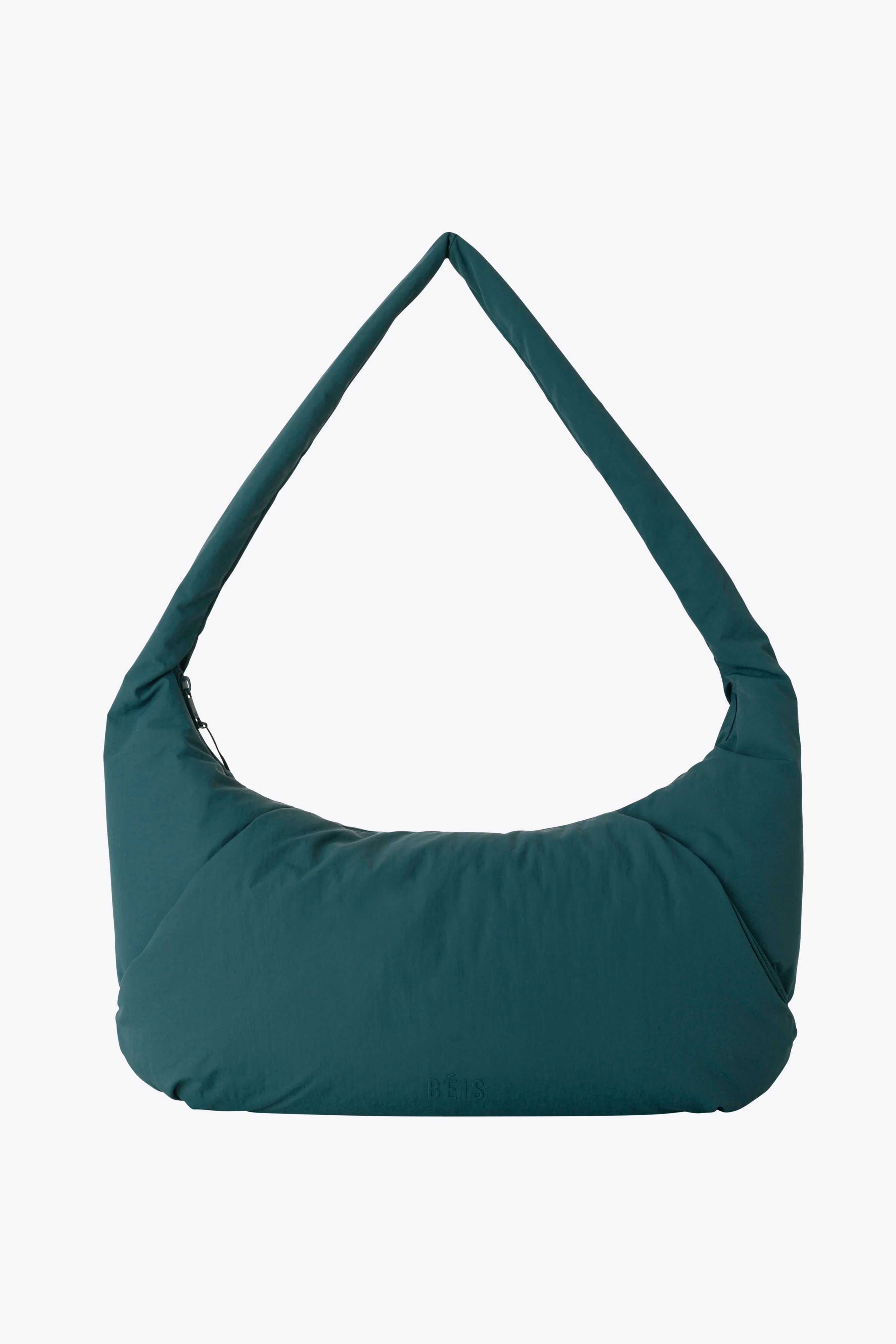 The Oversized Crescent Catchall in Deep Teal