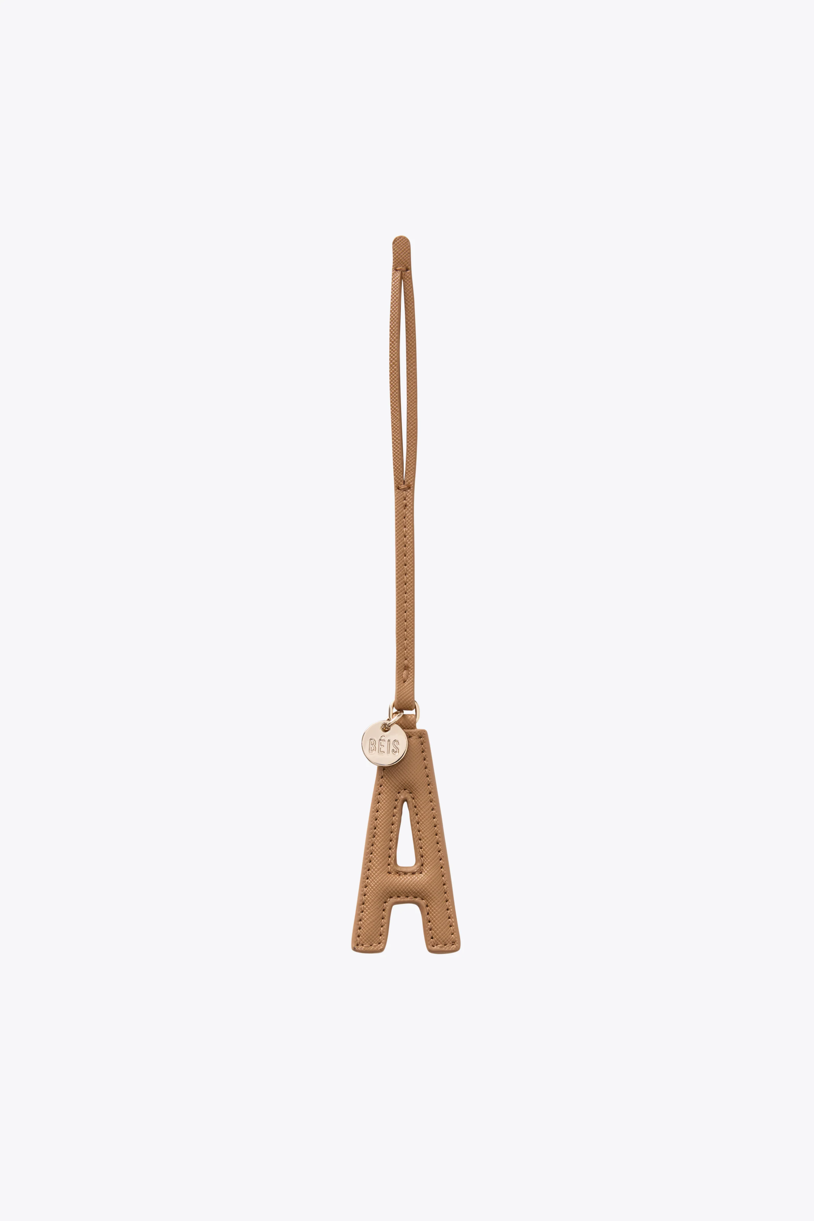 The Letter Charm in Camel