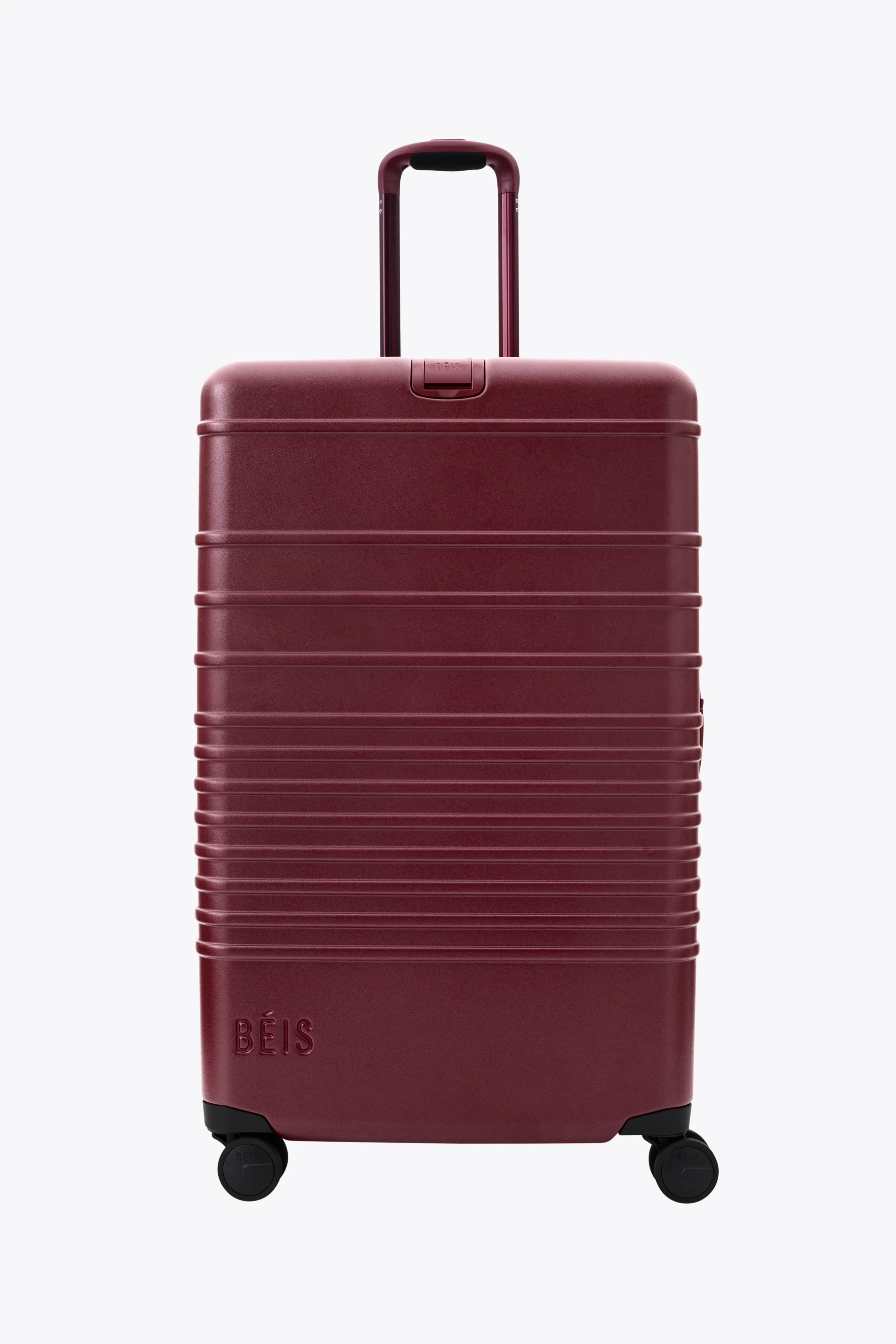 The Large Check-In Roller in Burgundy
