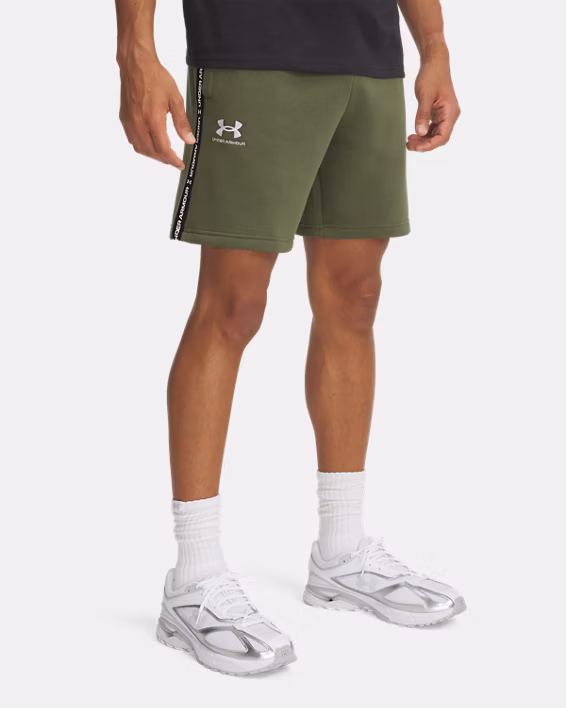 UA Icon Fleece Taping Men's 20 cm Shorts