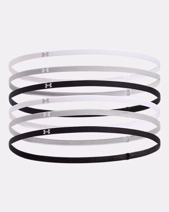 UA Mini Elastic Women's 6-Pack Headbands