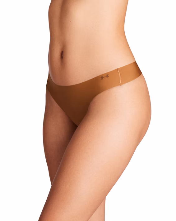 UA Pure Stretch Women's 3-Pack No Show Thong