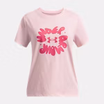 UA Bubble Wordmark Girls' Short Sleeve