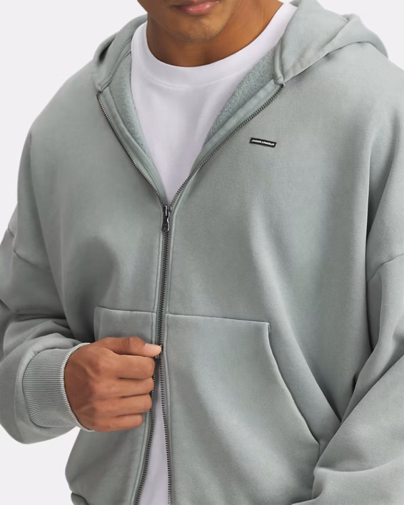 UA Icon Heavyweight Fleece Wash Men's Full-Zip