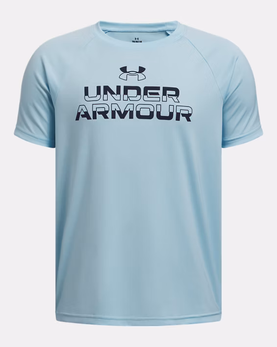 UA Tech™ Split Wordmark Boys' Short Sleeve