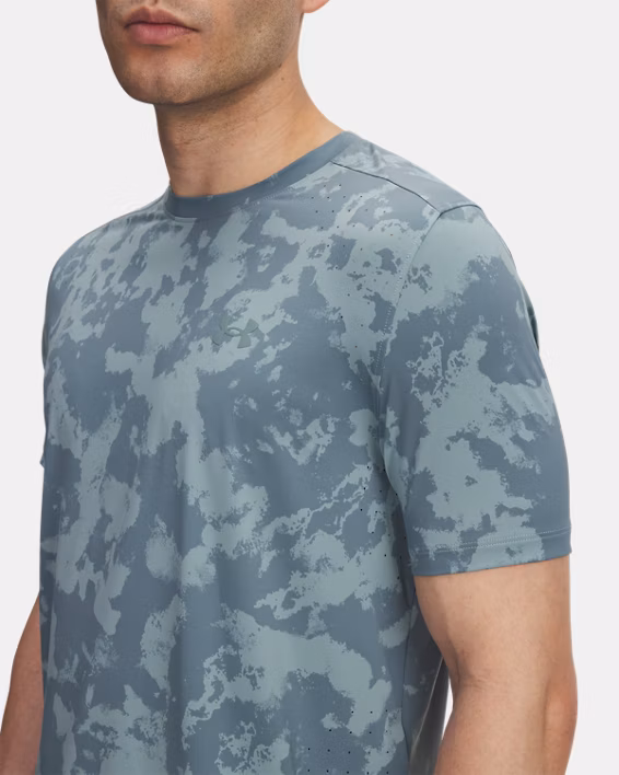 UA Launch Elite Printed Men's Short Sleeve