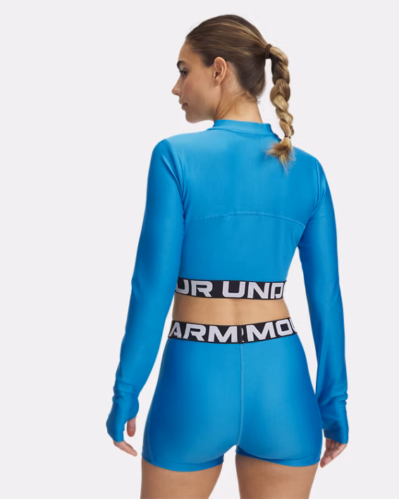 HeatGear® Rib Women's ¼ Zip Long Sleeve