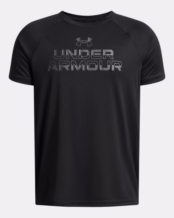 UA Tech™ Split Wordmark Boys' Short Sleeve
