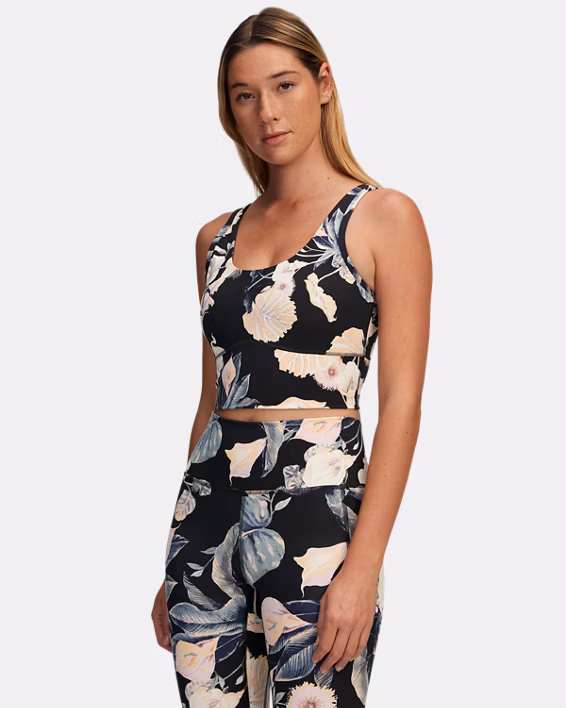 UA Meridian Fitted Printed Women's Crop Tank