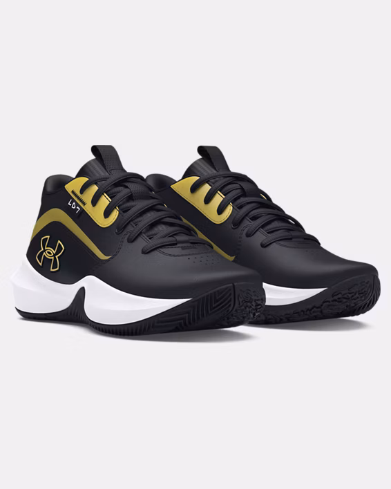 UA Lockdown 7 Grade School Basketball Shoes