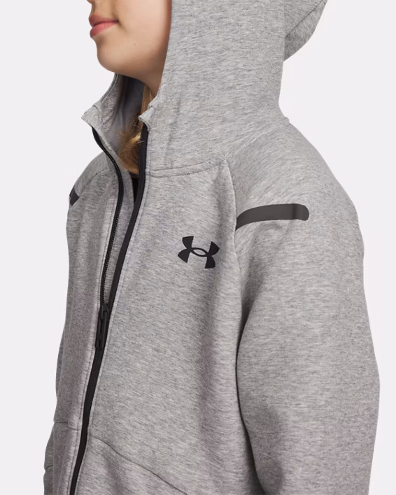 UA Unstoppable Fleece Boys' Full-Zip