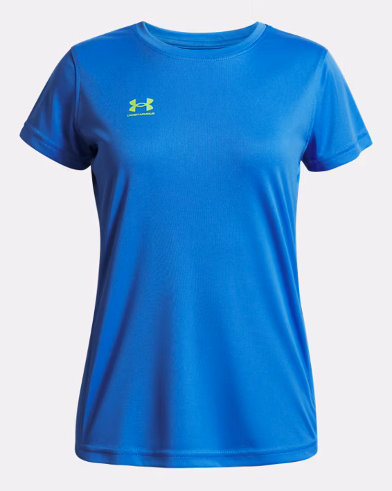 UA Challenger Girls' Training Short Sleeve