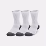 UA Performance Cotton Unisex 3-Pack Mid-Crew Socks