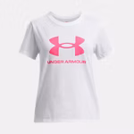 UA Big Logo Girls' Short Sleeve