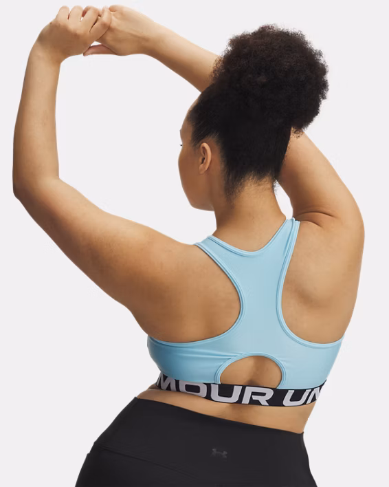 HeatGear® Armour Mid Branded Women's Sports Bra