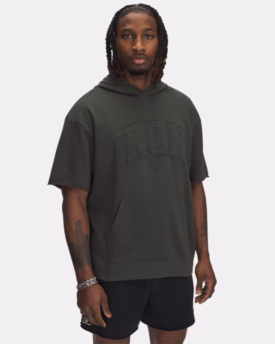 Project Rock Terry Men's Short Sleeve Hoodie