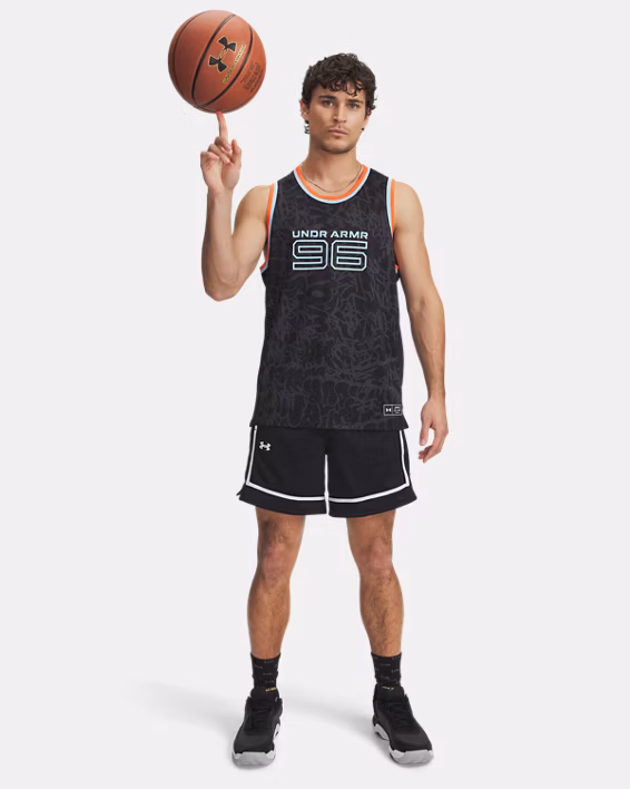 UA Zone Pro Mesh Printed Men's 18 cm Shorts