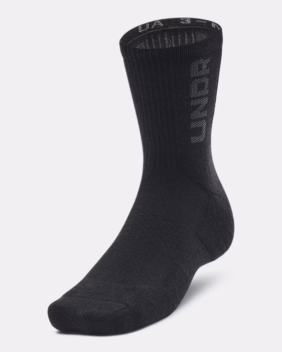 UA 3-Maker Unisex 3-Pack Mid-Crew Socks