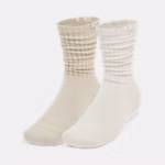 UA Sportstyle Cotton Scrunch Unisex 2-Pack Crew Socks